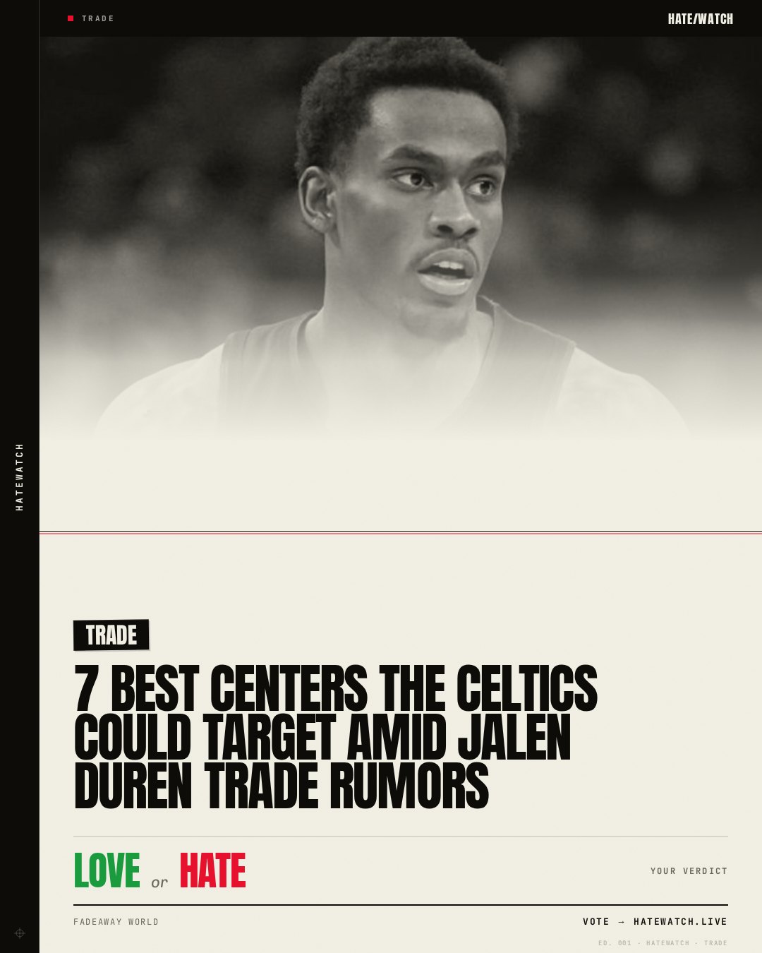 7 Best Centers The Celtics Could Target Amid Jalen Duren Trade Rumors