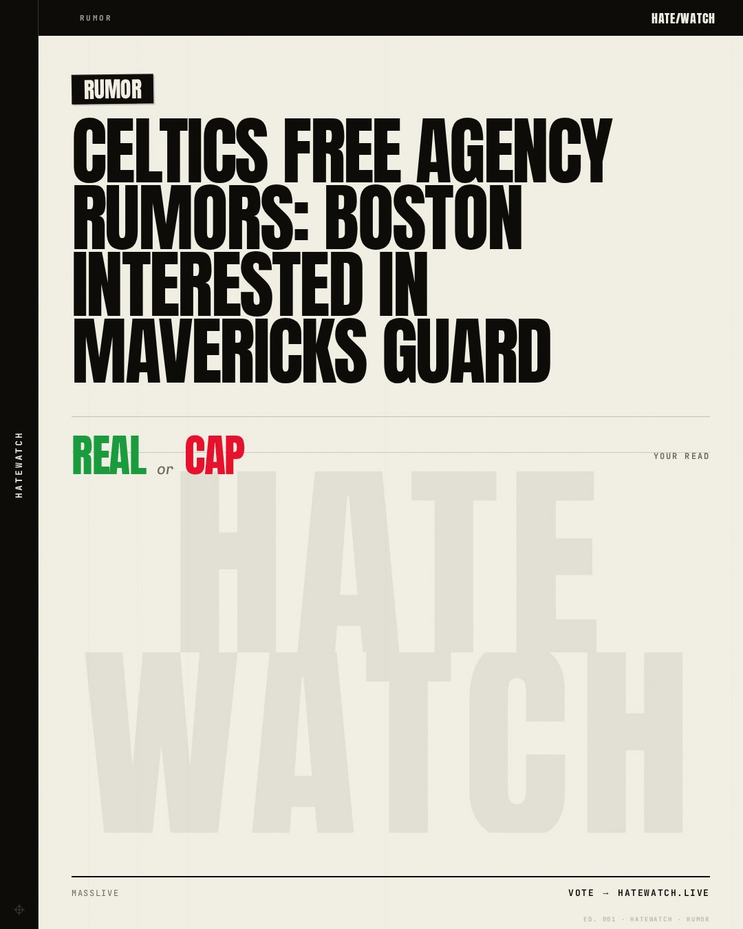 Celtics free agency rumors: Boston interested in Mavericks guard