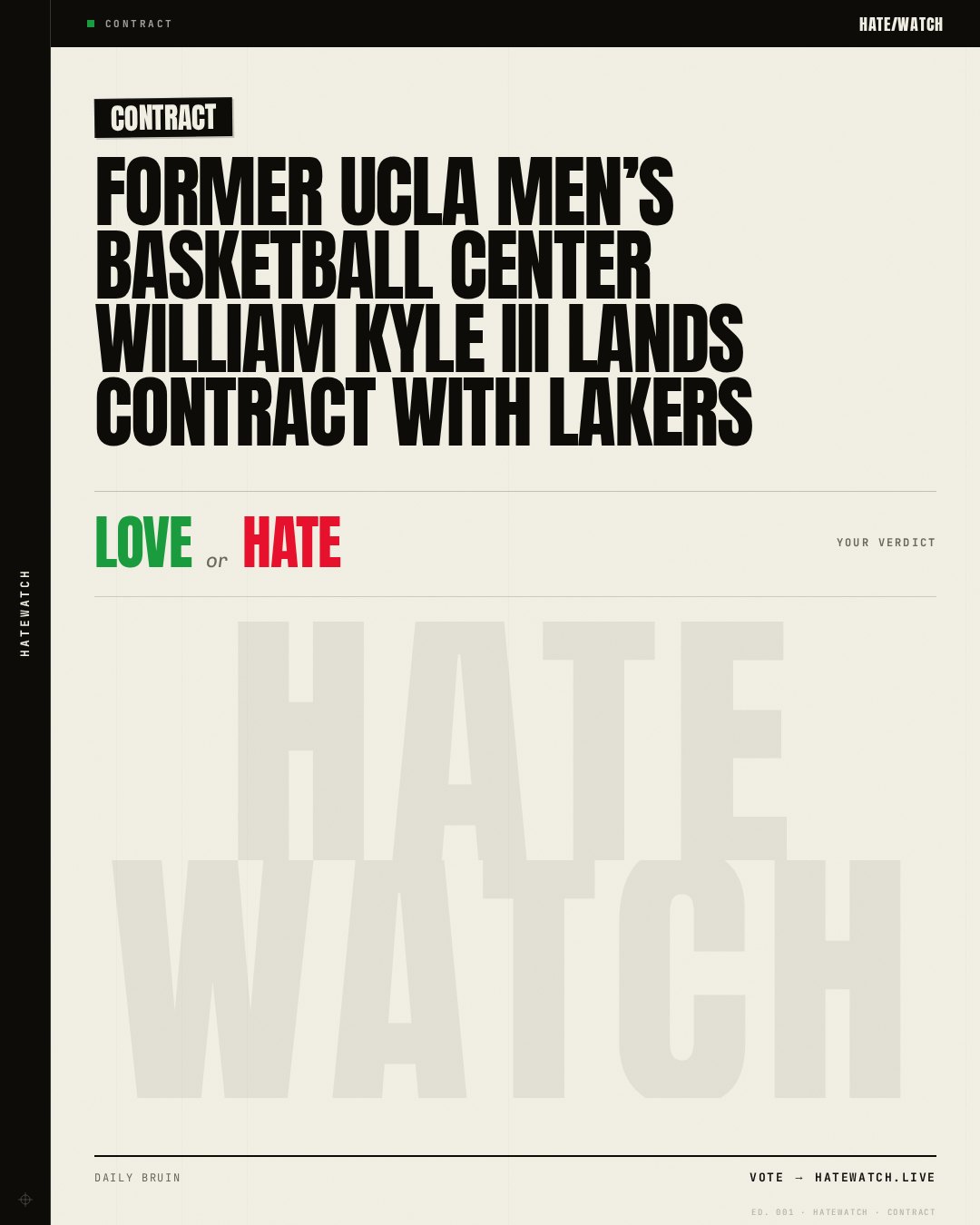Former UCLA men’s basketball center William Kyle III lands contract with Lakers