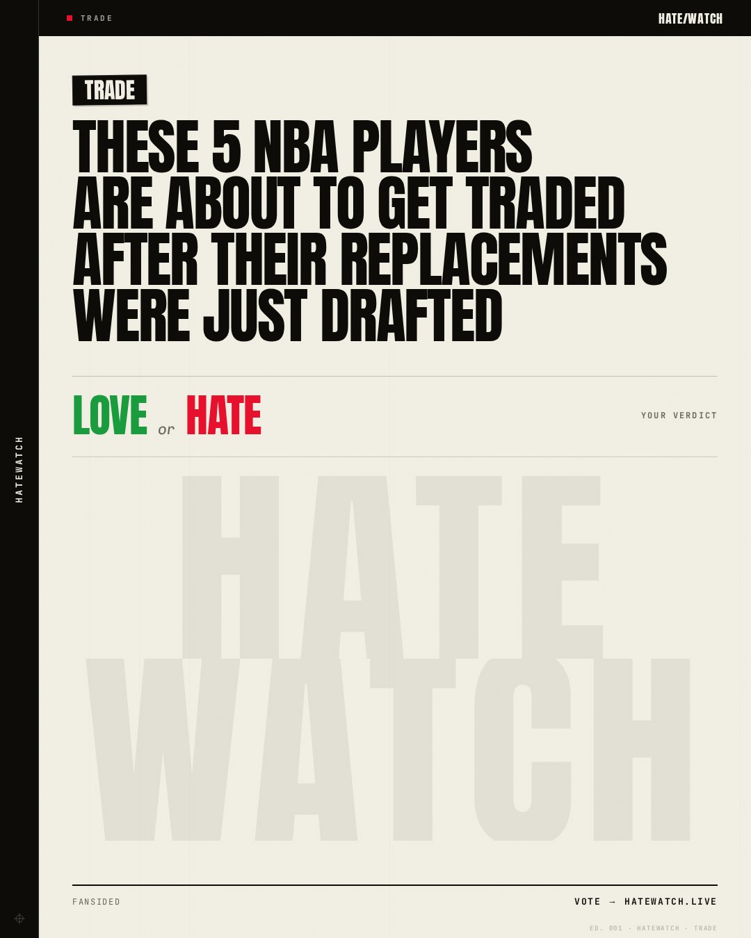 These 5 NBA players are about to get traded after their replacements were just drafted
