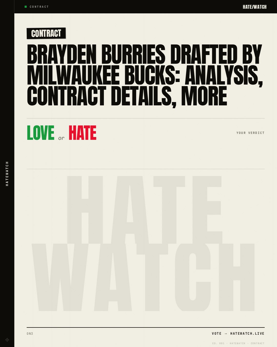 Brayden Burries drafted by Milwaukee Bucks: Analysis, contract details, more