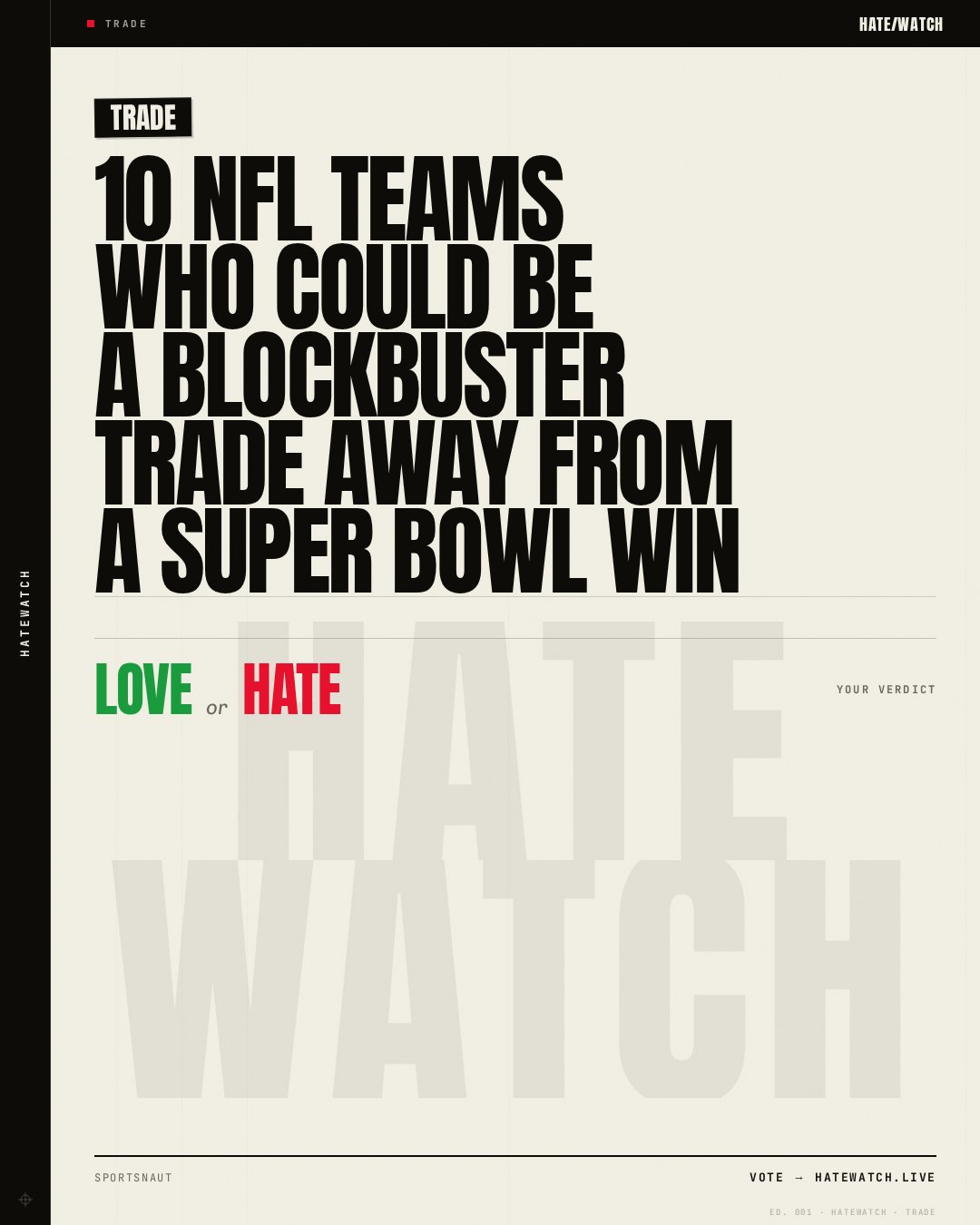 10 NFL Teams Who Could Be a Blockbuster Trade Away From a Super Bowl Win