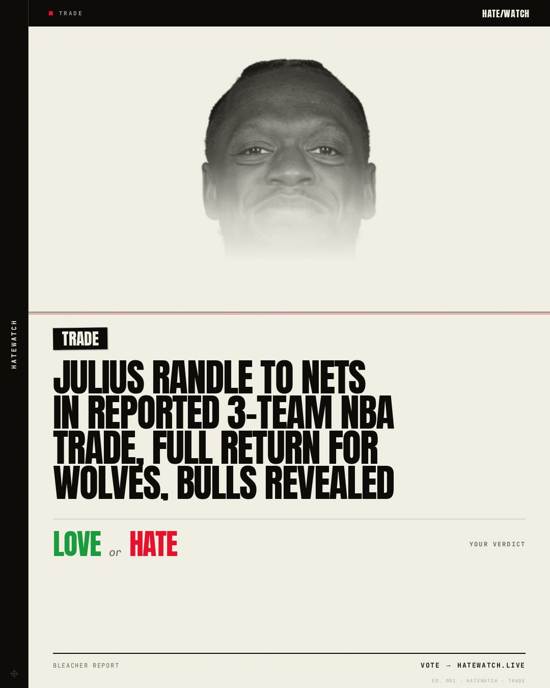 Julius Randle to Nets in Reported 3-Team NBA Trade, Full Return for Wolves, Bulls Revealed