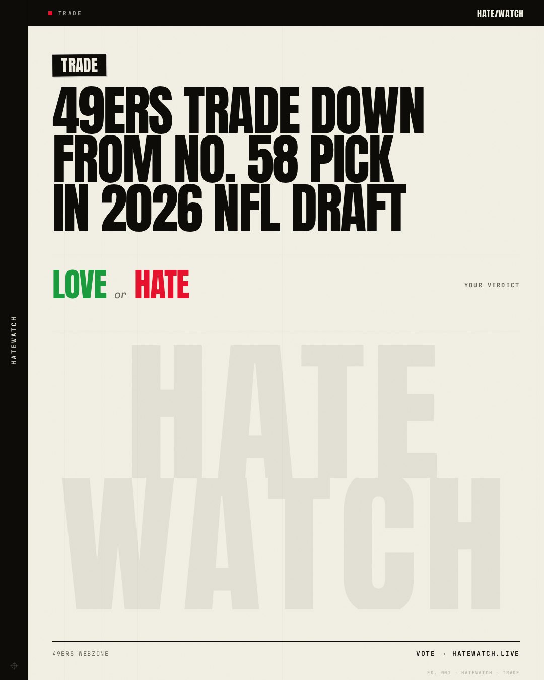 49ers trade down from No. 58 pick in 2026 NFL Draft