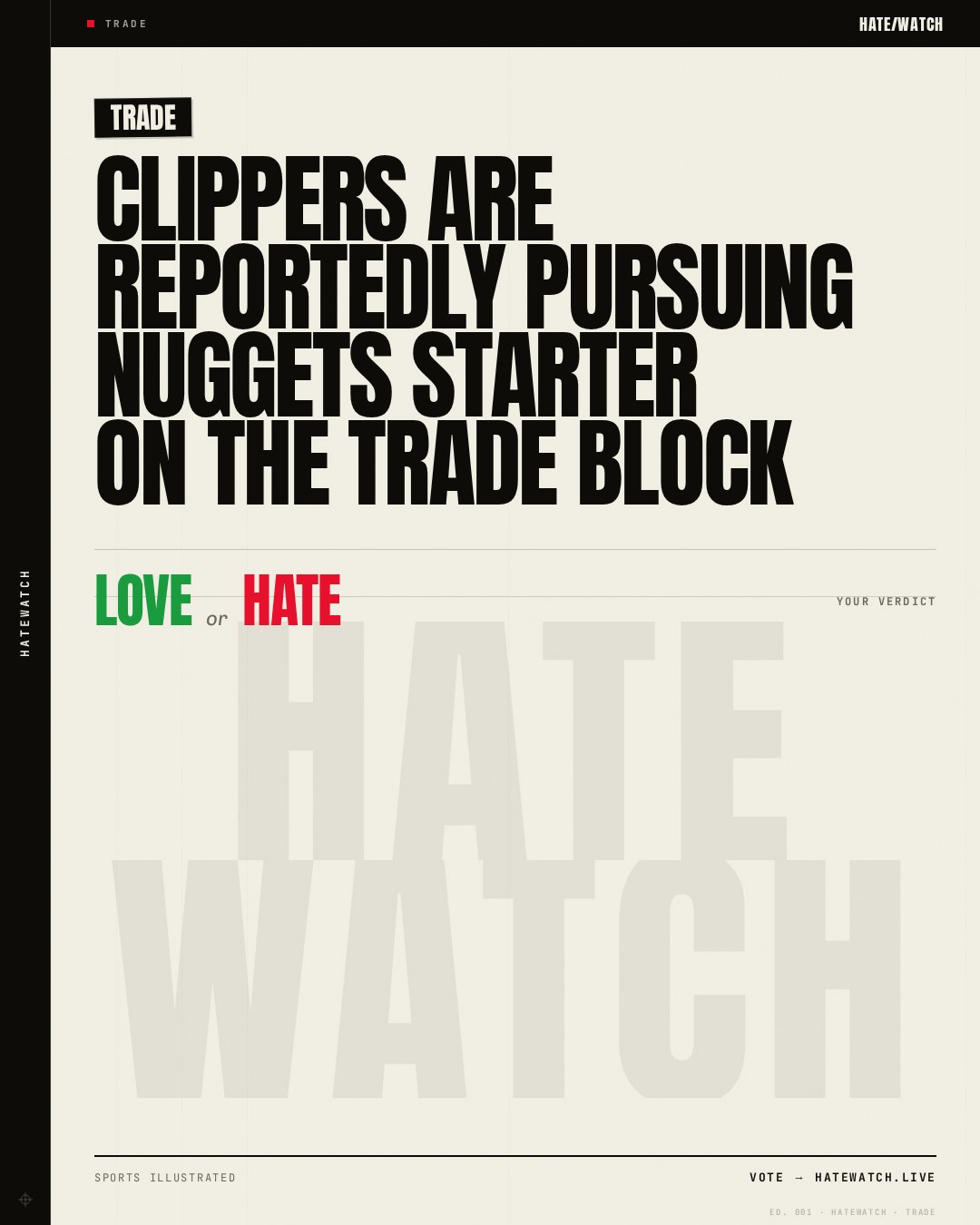 Clippers Are Reportedly Pursuing Nuggets Starter on the Trade Block