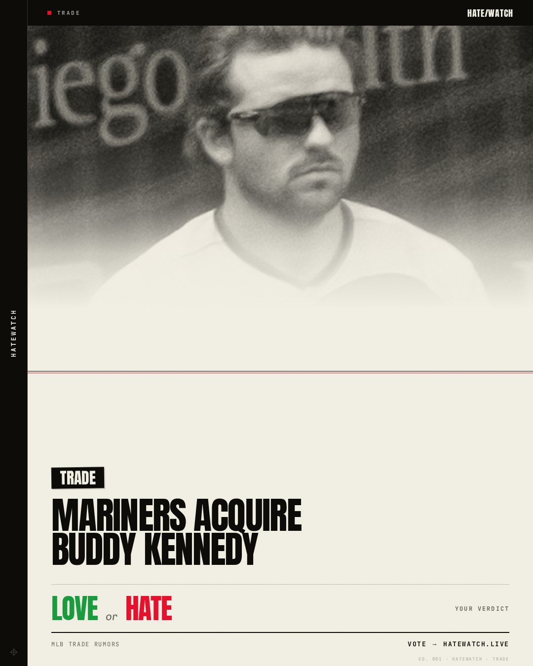Mariners Acquire Buddy Kennedy