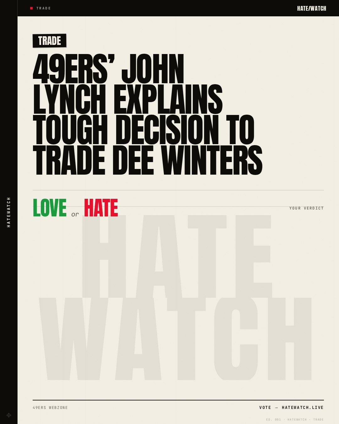 49ers’ John Lynch explains tough decision to trade Dee Winters