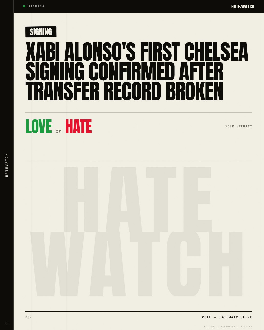 Xabi Alonso's first Chelsea signing confirmed after transfer record broken