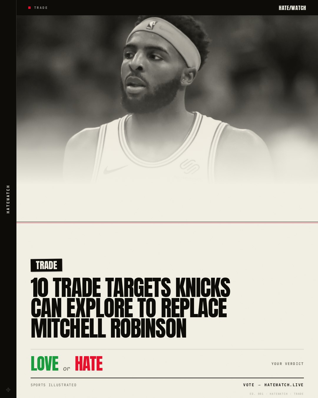 10 Trade Targets Knicks Can Explore To Replace Mitchell Robinson
