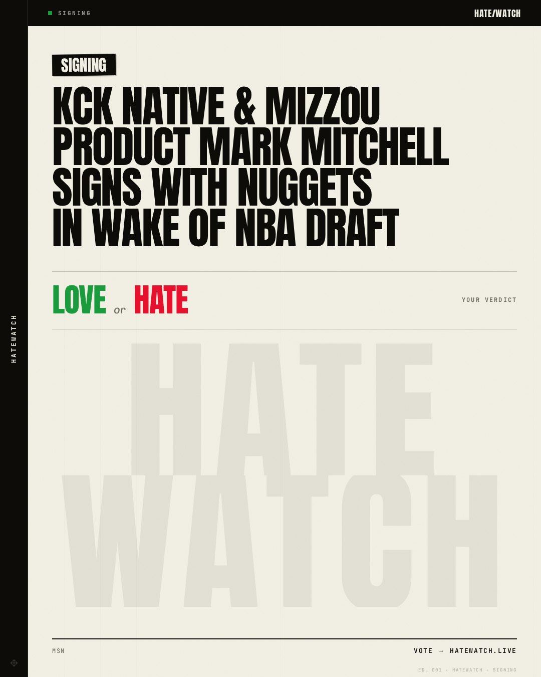 KCK native & Mizzou product Mark Mitchell signs with Nuggets in wake of NBA draft