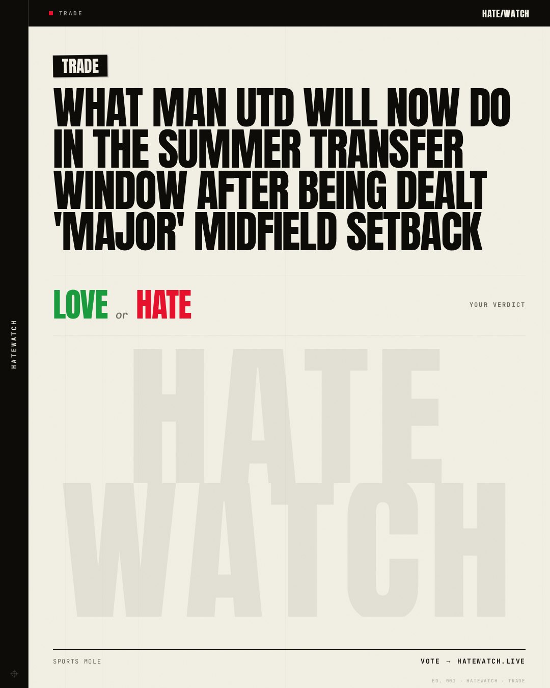 What Man Utd will now do in the summer transfer window after being dealt 'major' midfield setback