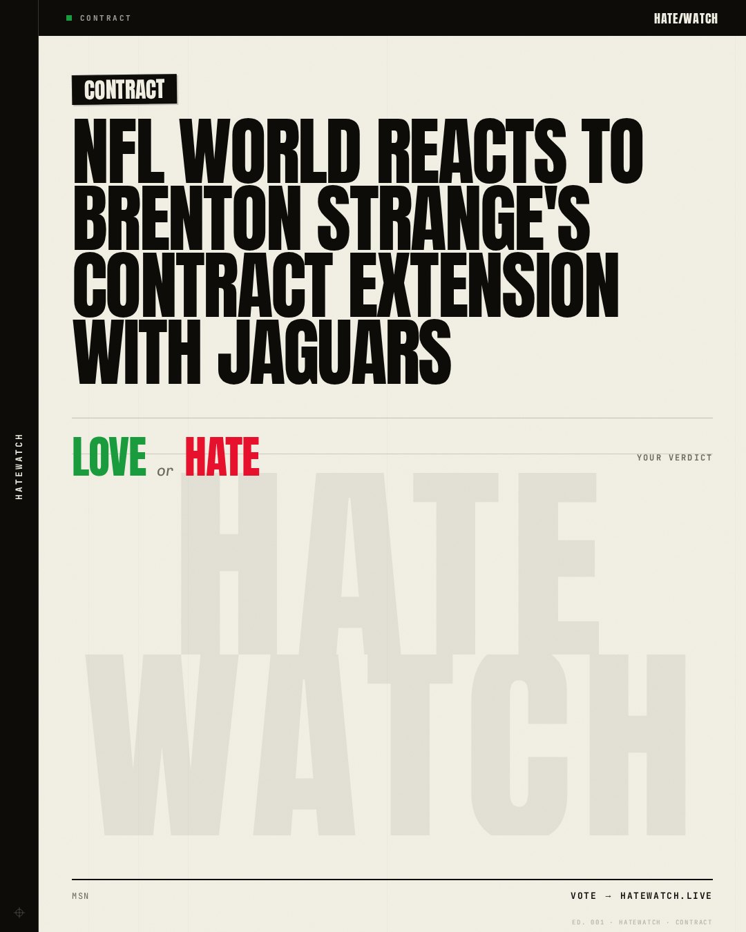 NFL world reacts to Brenton Strange's contract extension with Jaguars