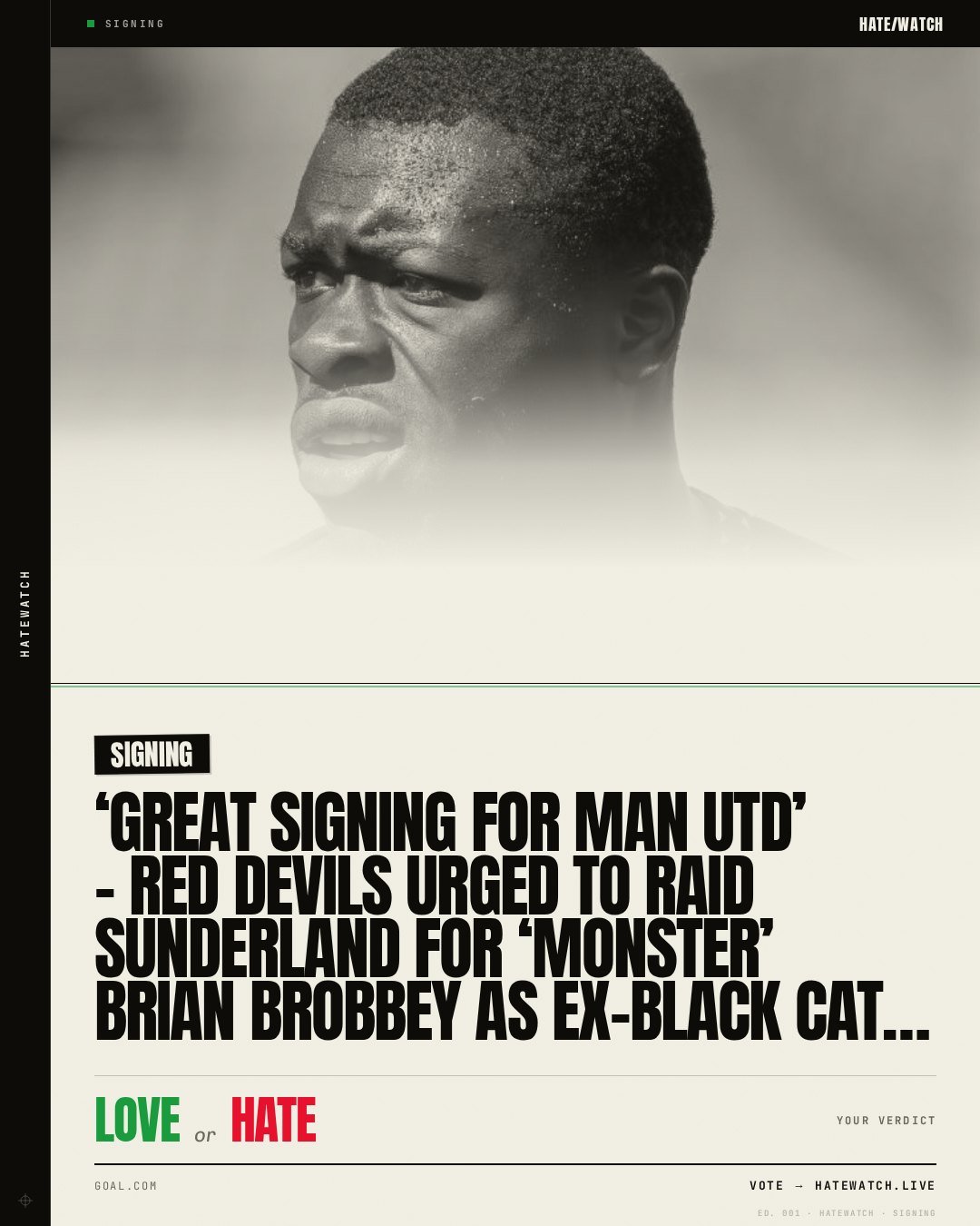 ‘Great signing for Man Utd’ - Red Devils urged to raid Sunderland for ‘monster’ Brian Brobbey as ex-Black Cats defender sees sense in £50m transfer