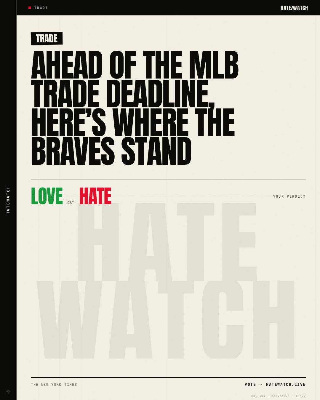 Ahead of the MLB trade deadline, here’s where the Braves stand