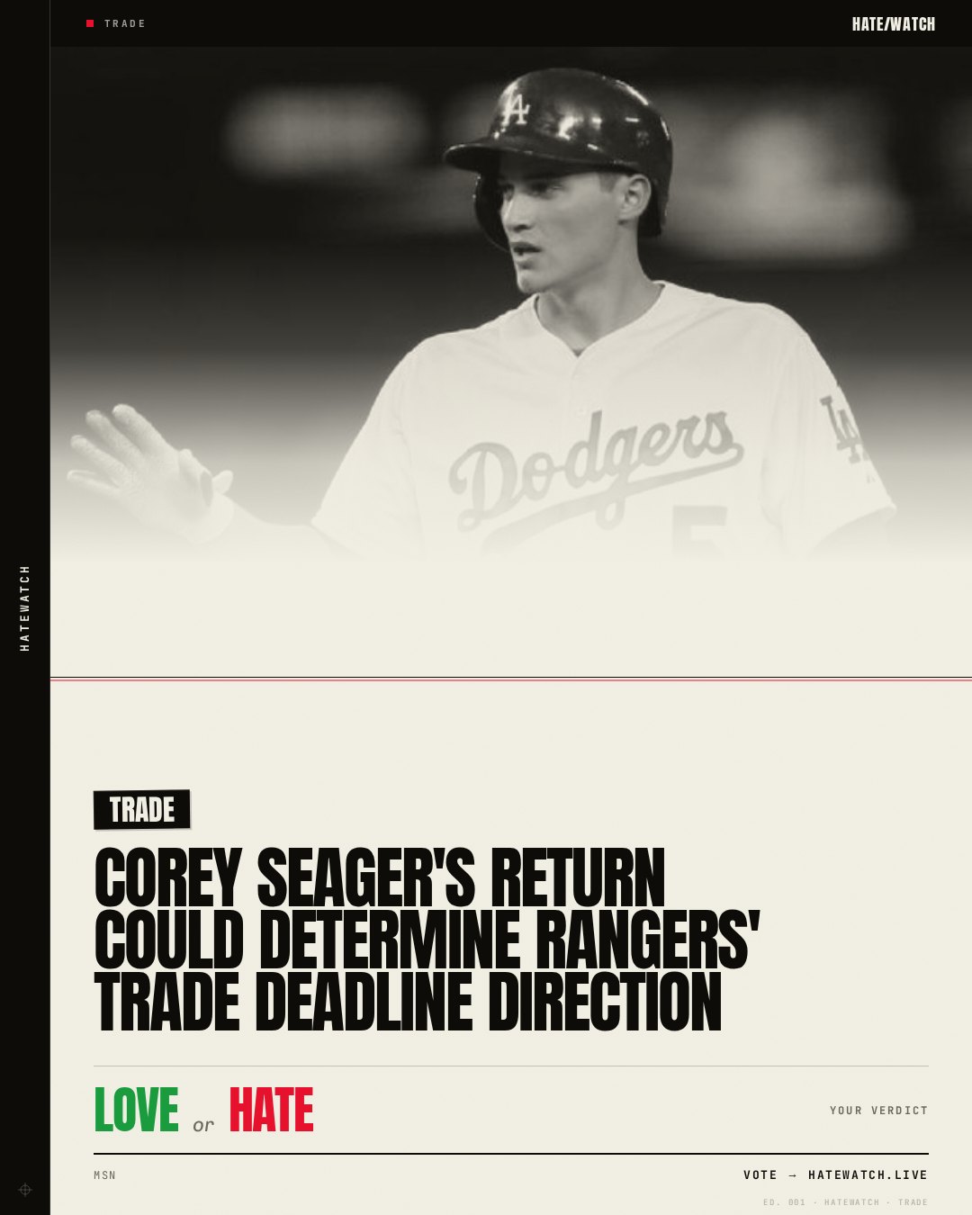 Corey Seager's return could determine Rangers' trade deadline direction