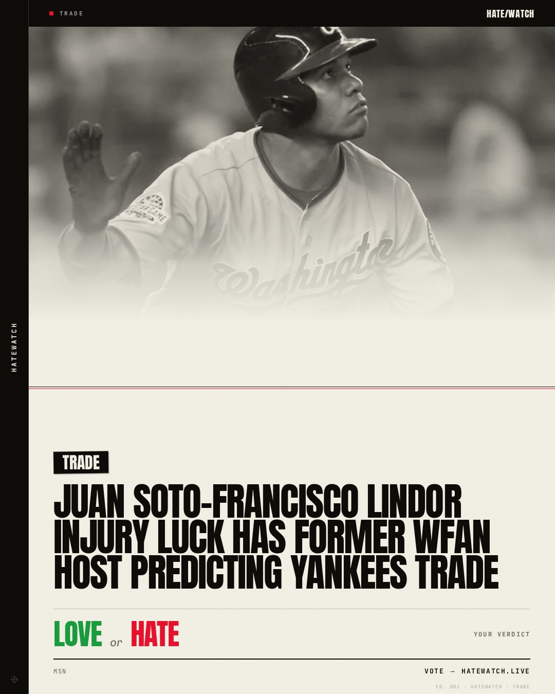 Juan Soto-Francisco Lindor injury luck has former WFAN host predicting Yankees trade