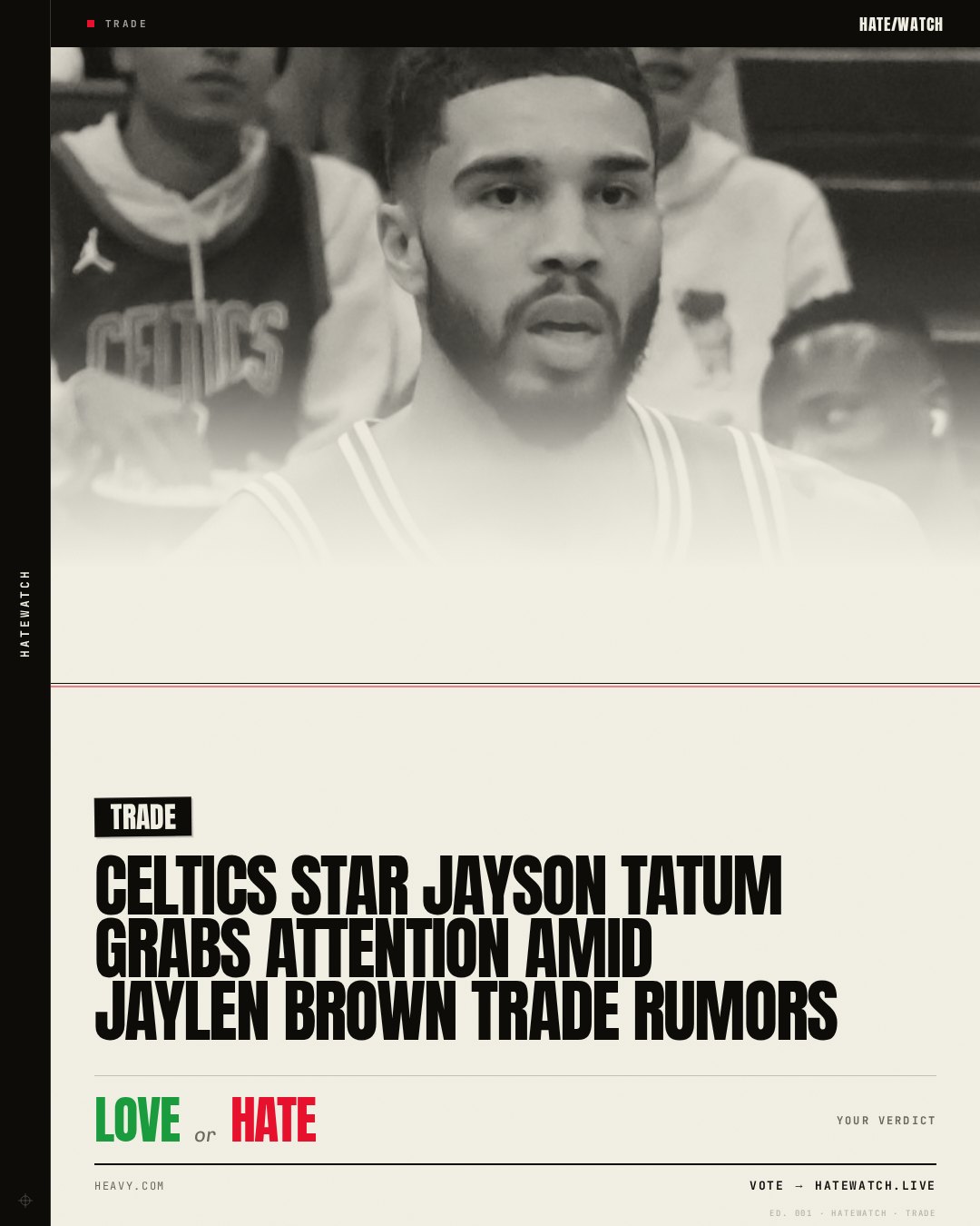 Celtics Star Jayson Tatum Grabs Attention Amid Jaylen Brown Trade Rumors