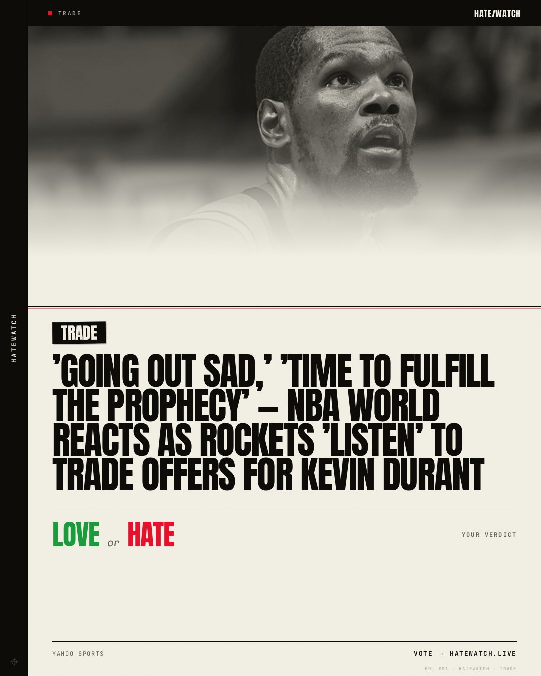 ’Going Out Sad,’ ’Time To Fulfill the Prophecy’ — NBA World Reacts As Rockets ’Listen’ to Trade Offers for Kevin Durant