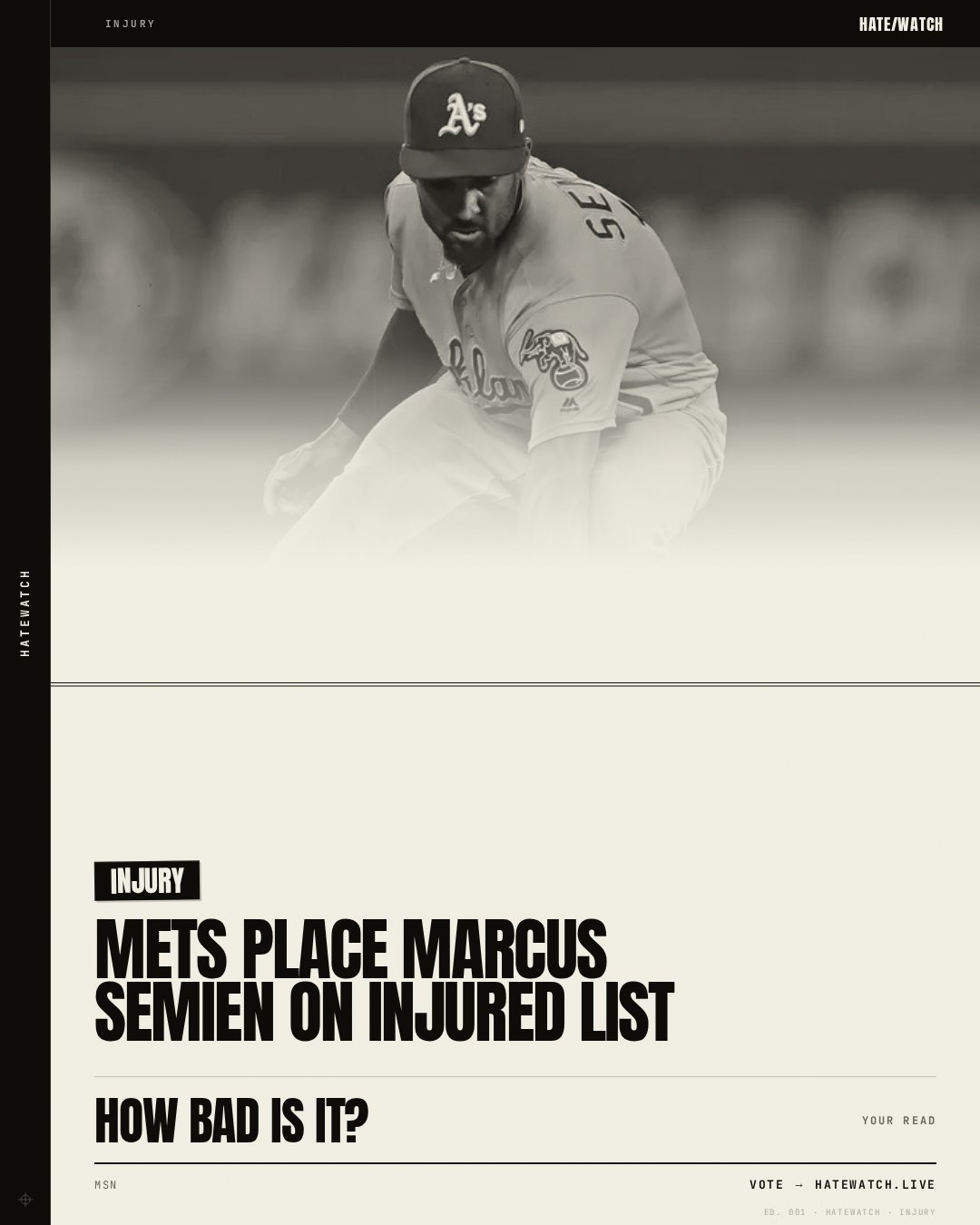 Mets place Marcus Semien on injured list