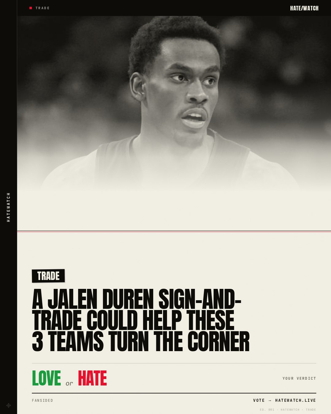 A Jalen Duren sign-and-trade could help these 3 teams turn the corner