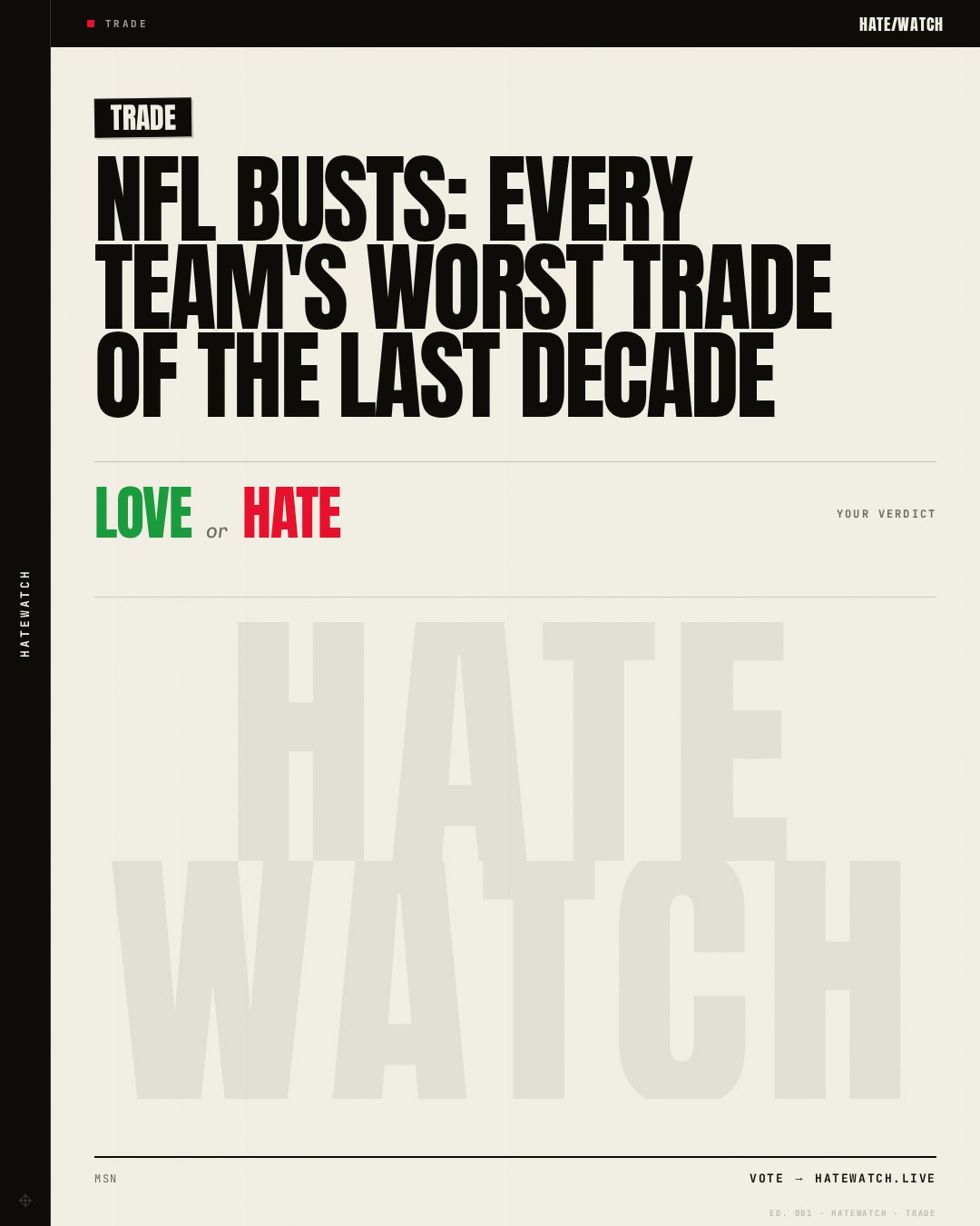 NFL busts: Every team's worst trade of the last decade