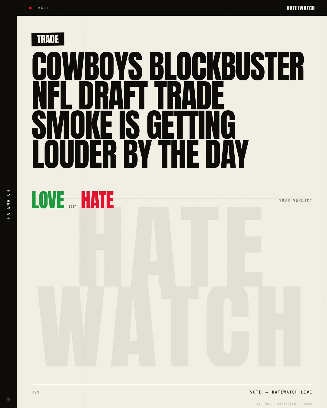 Cowboys blockbuster NFL draft trade smoke is getting louder by the day