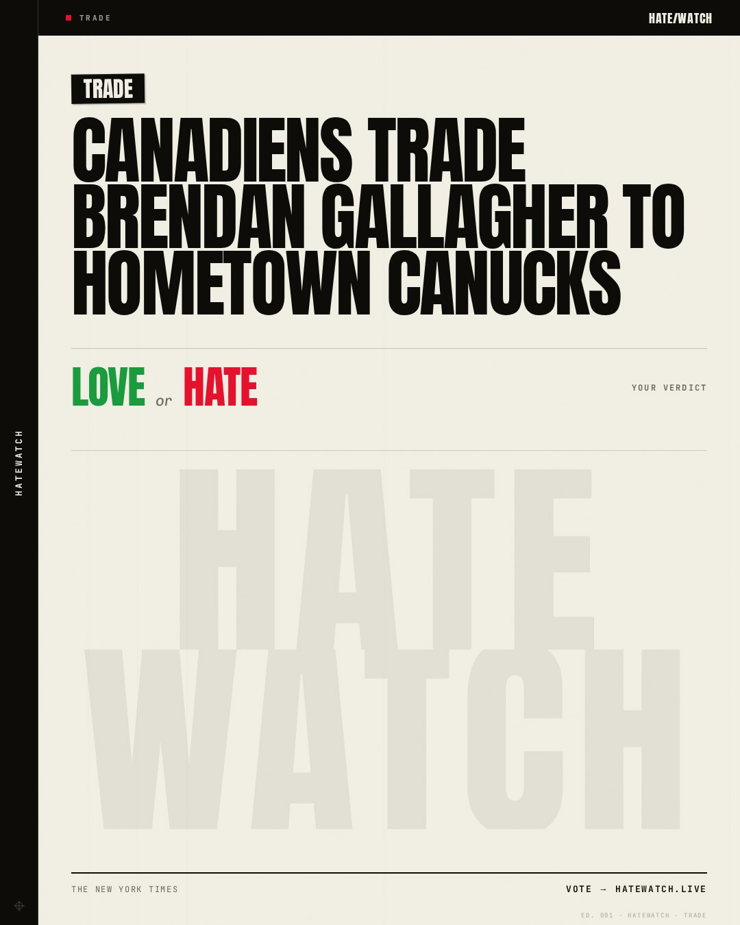 Canadiens trade Brendan Gallagher to hometown Canucks