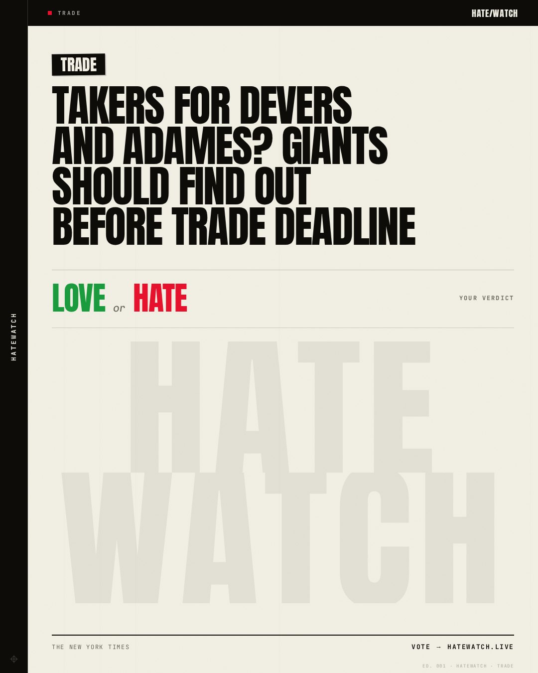 Takers for Devers and Adames? Giants should find out before trade deadline