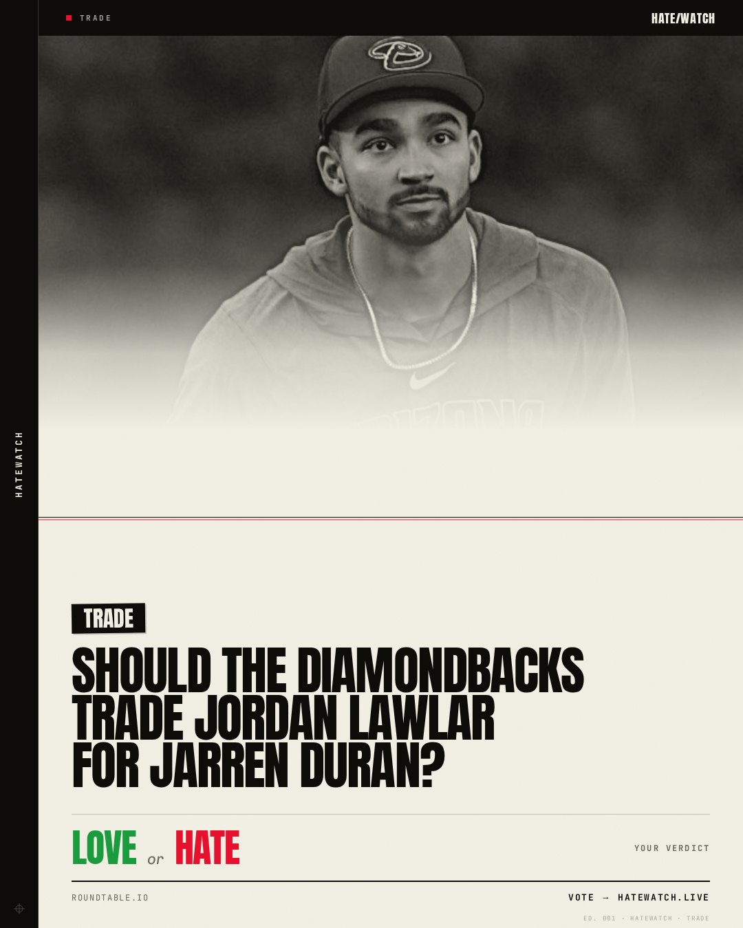 Should the Diamondbacks Trade Jordan Lawlar for Jarren Duran?