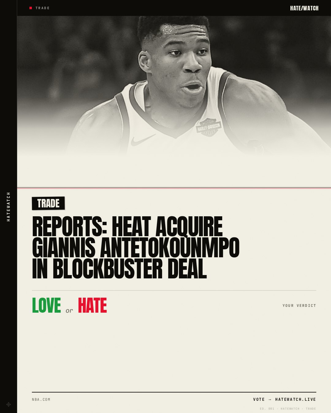 Reports: Heat acquire Giannis Antetokounmpo in blockbuster deal