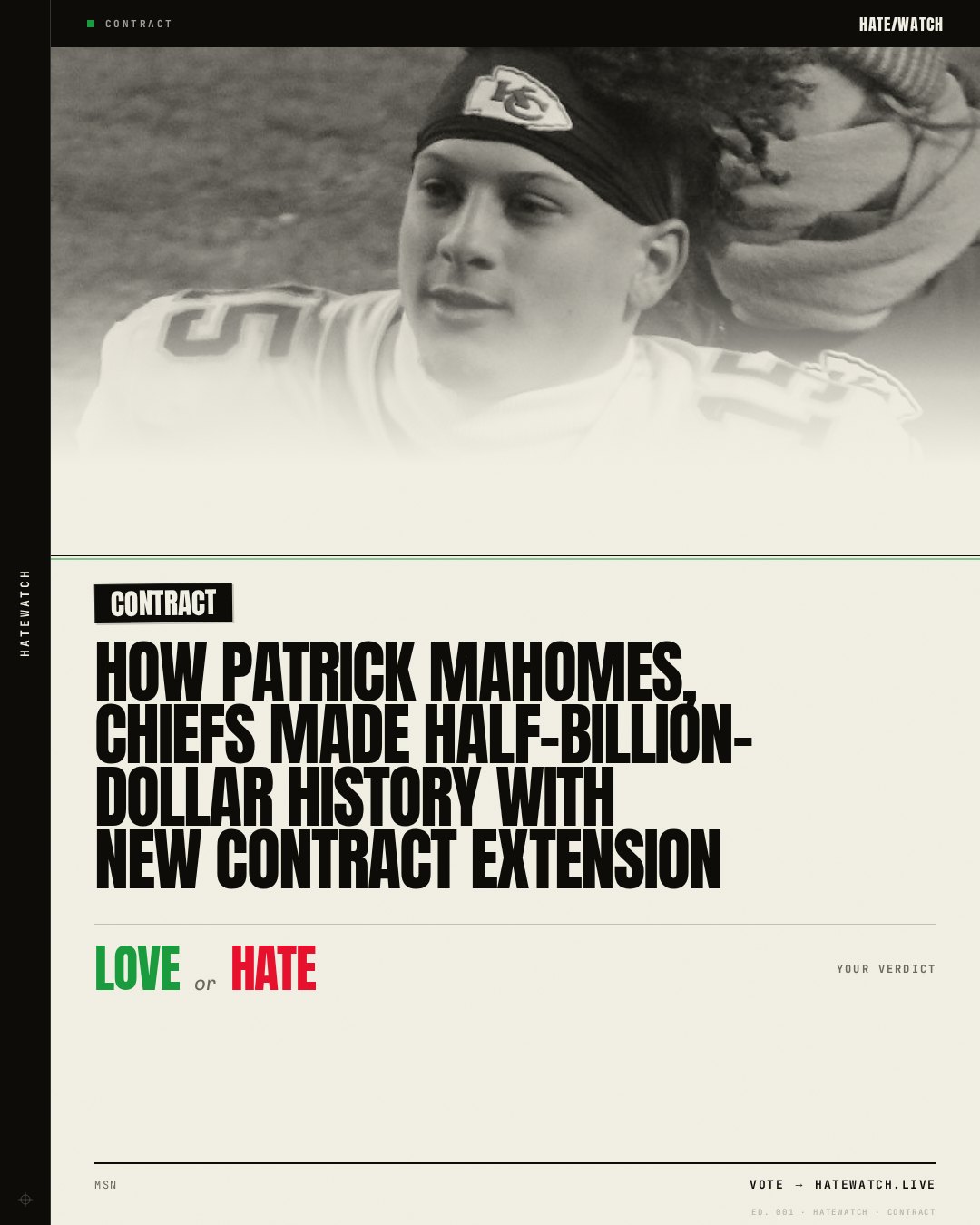 How Patrick Mahomes, Chiefs made half-billion-dollar history with new contract extension