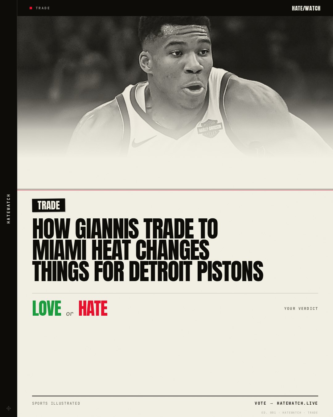 How Giannis Trade to Miami Heat Changes Things For Detroit Pistons