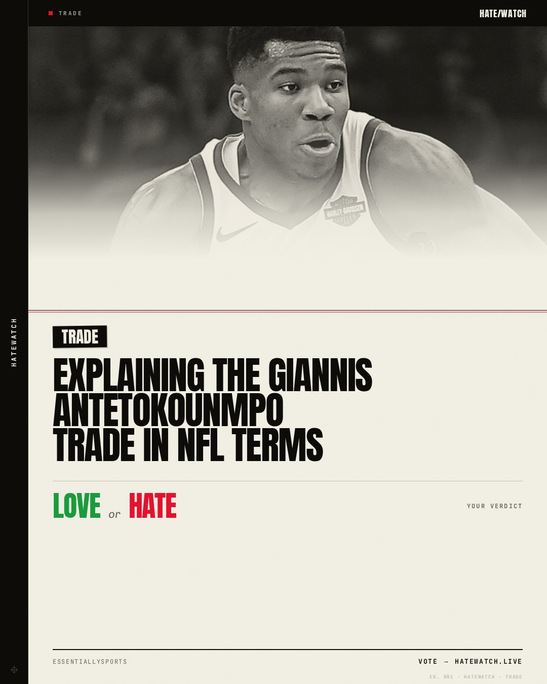 Explaining the Giannis Antetokounmpo Trade in NFL Terms