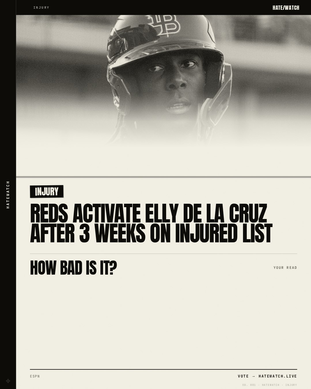 Reds activate Elly De La Cruz after 3 weeks on injured list