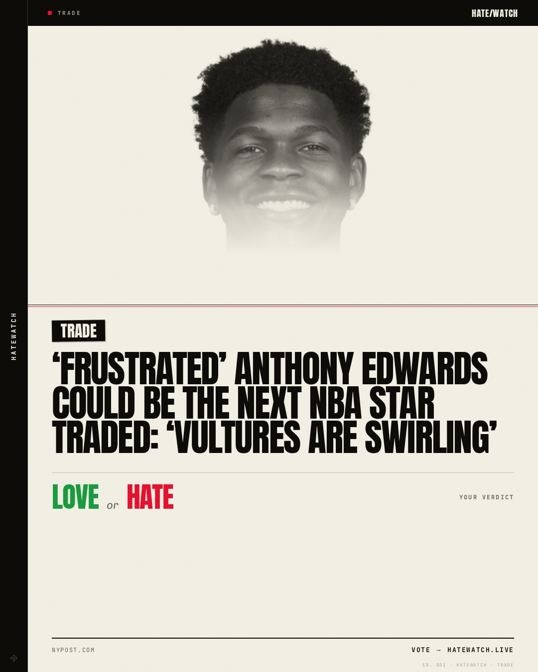 ‘Frustrated’ Anthony Edwards could be the next NBA star traded: ‘Vultures are swirling’