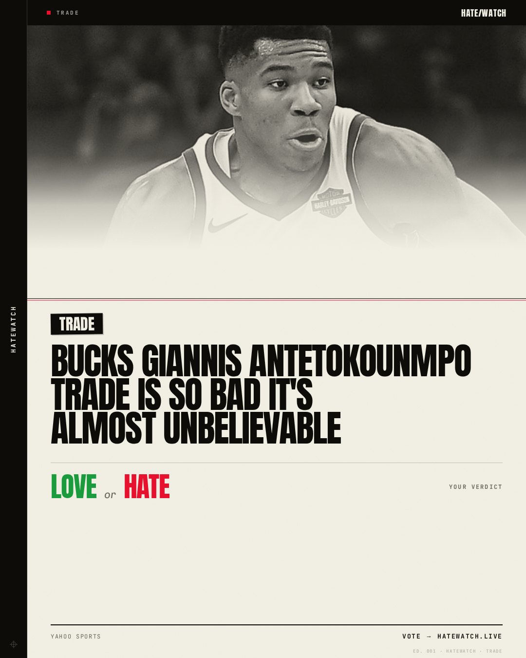 Bucks Giannis Antetokounmpo Trade Is So Bad It's Almost Unbelievable