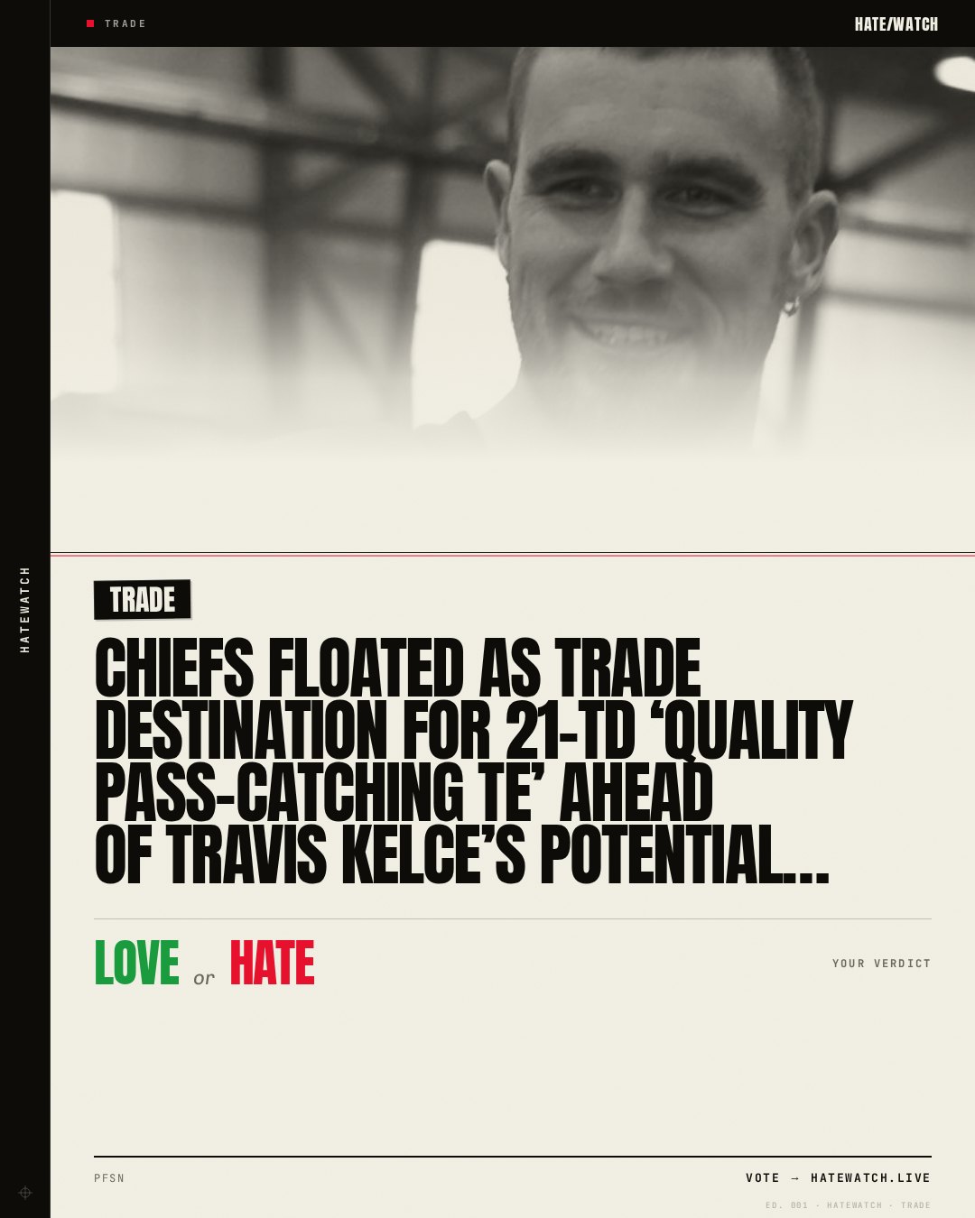 Chiefs Floated As Trade Destination for 21-TD ‘Quality Pass-Catching TE’ Ahead of Travis Kelce’s Potential Retirement