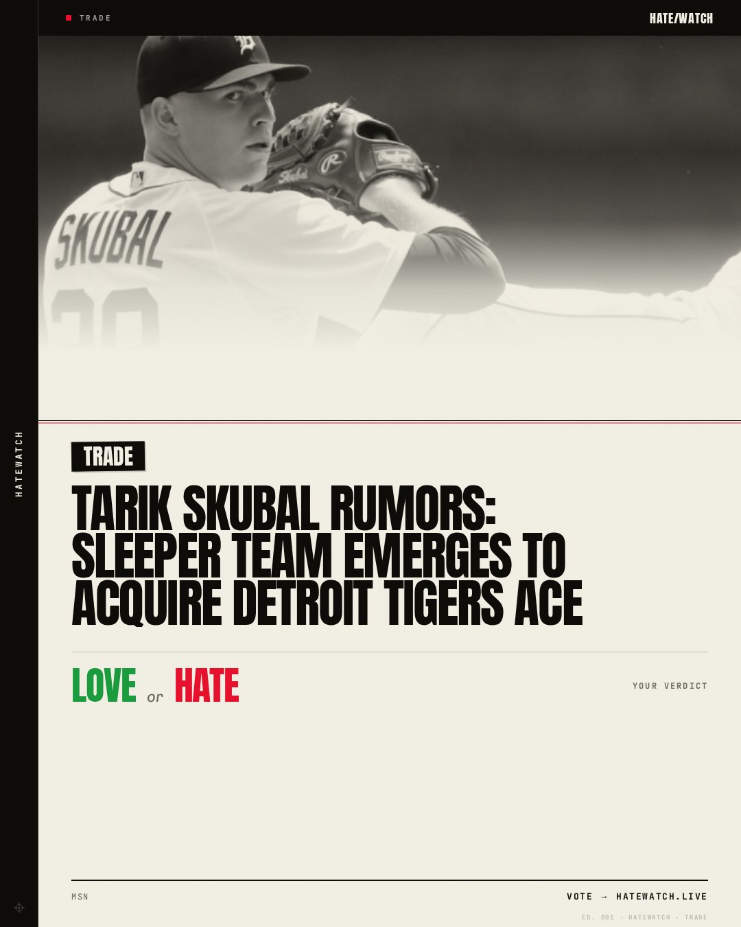 Tarik Skubal rumors: Sleeper team emerges to acquire Detroit Tigers ace
