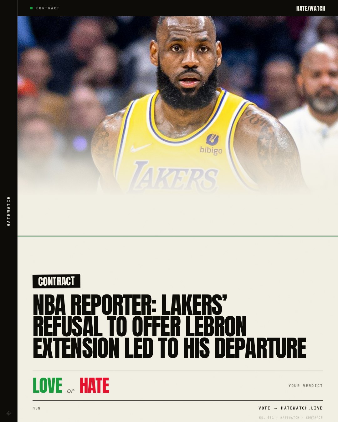 NBA reporter: Lakers’ refusal to offer LeBron extension led to his departure