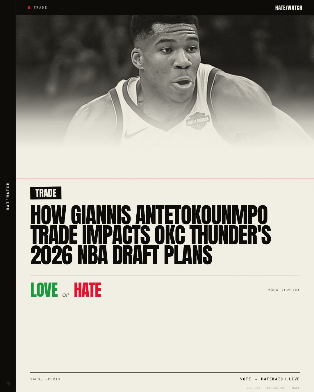 How Giannis Antetokounmpo Trade Impacts OKC Thunder's 2026 NBA Draft Plans