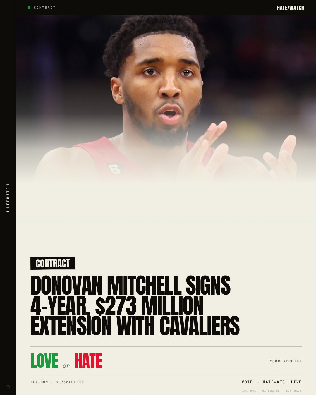 Donovan Mitchell signs 4-year, $273 million extension with Cavaliers