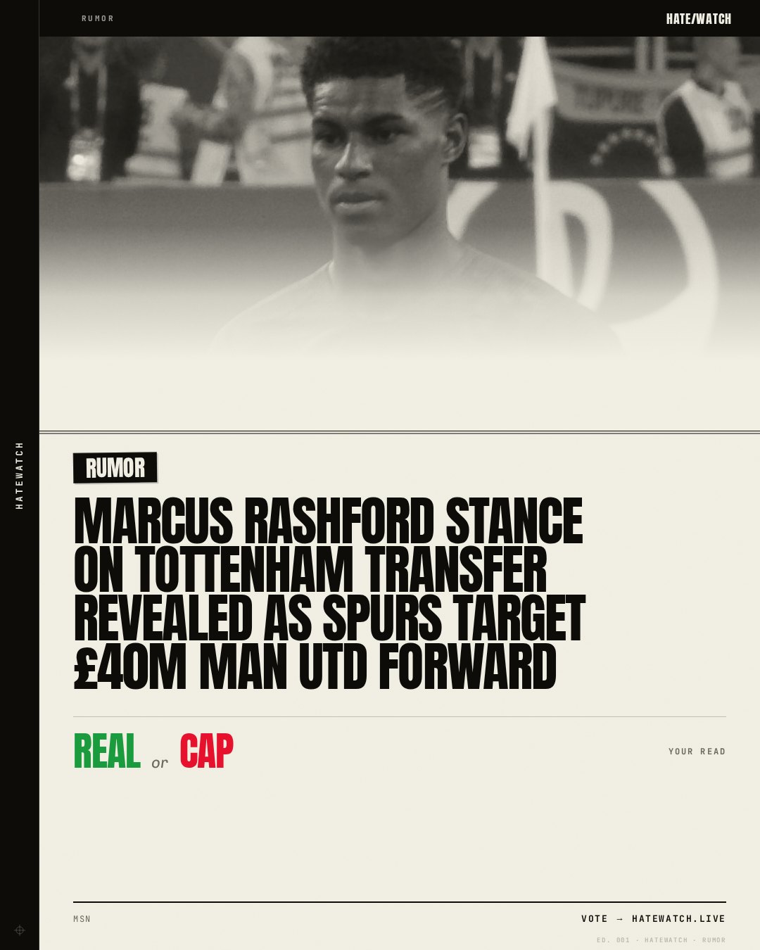 Marcus Rashford stance on Tottenham transfer revealed as Spurs target £40m Man Utd forward