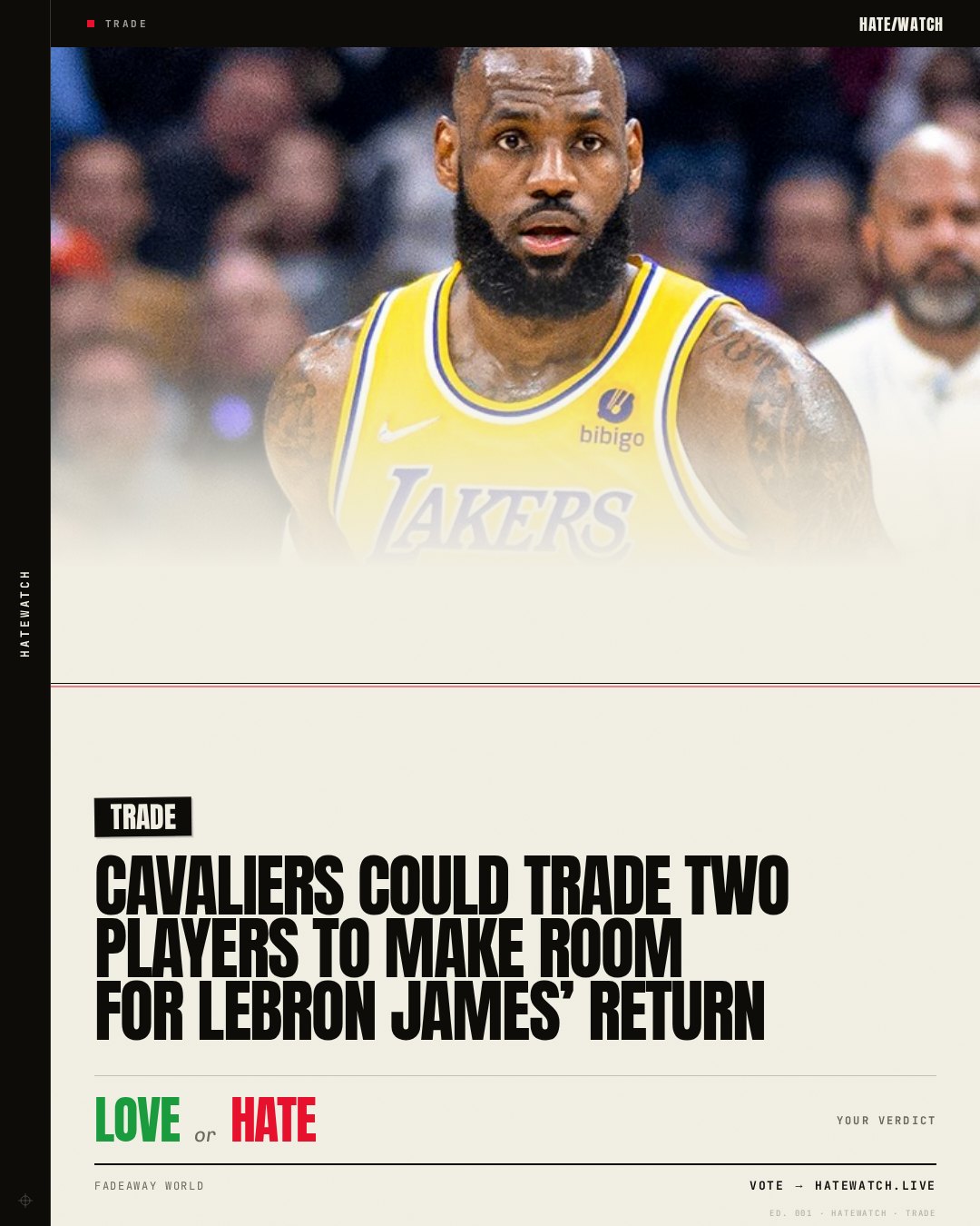 Cavaliers Could Trade Two Players To Make Room For LeBron James’ Return