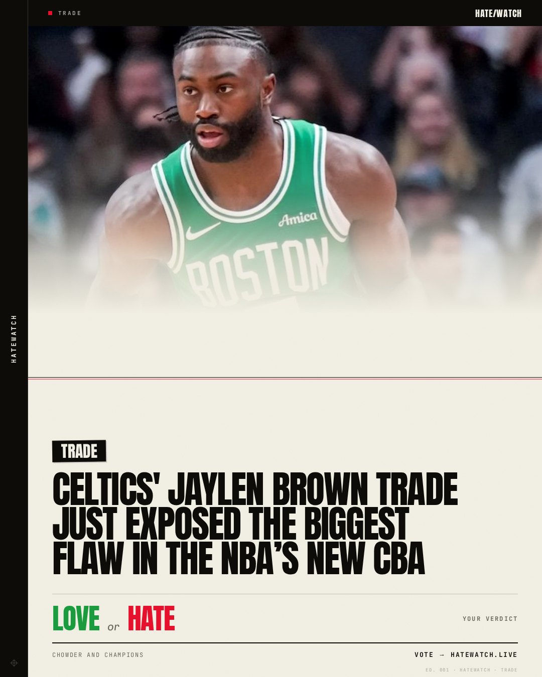 Celtics' Jaylen Brown trade just exposed the biggest flaw in the NBA’s new CBA