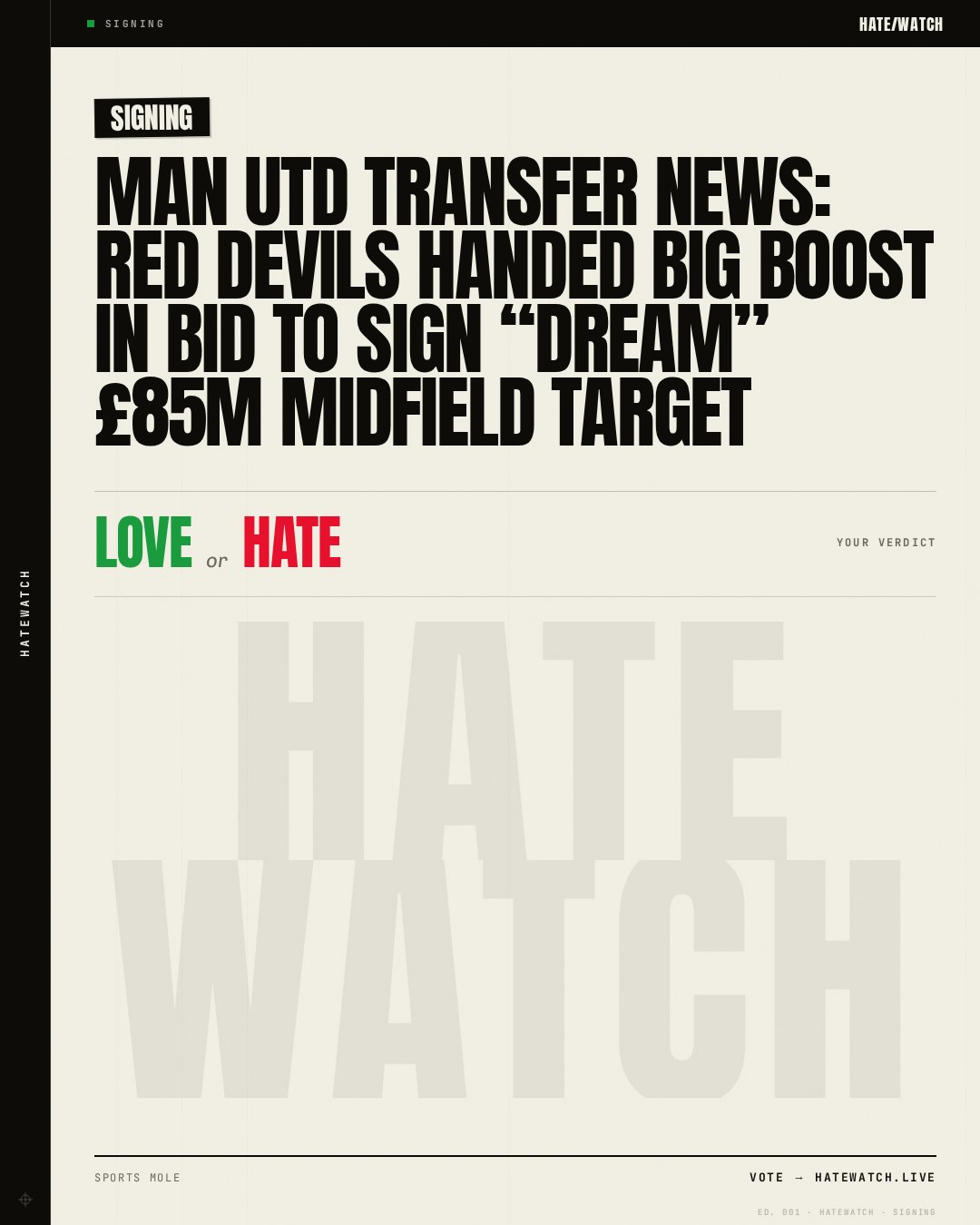 Man Utd transfer news: Red Devils handed big boost in bid to sign “dream” £85m midfield target