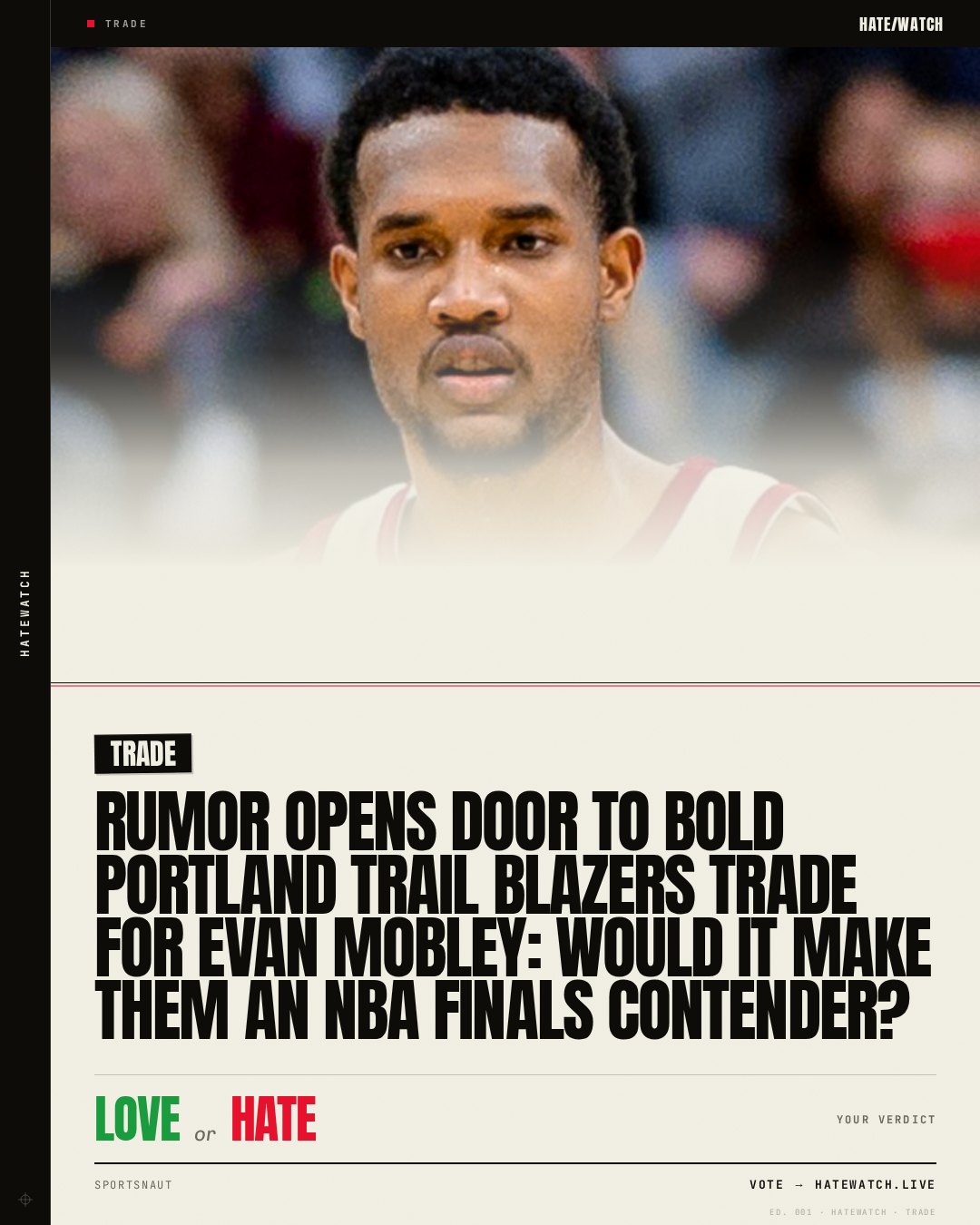 Rumor Opens Door to BOLD Portland Trail Blazers Trade for Evan Mobley: Would it Make Them an NBA Finals Contender?