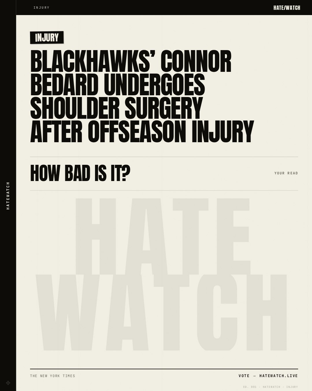 Blackhawks’ Connor Bedard undergoes shoulder surgery after offseason injury