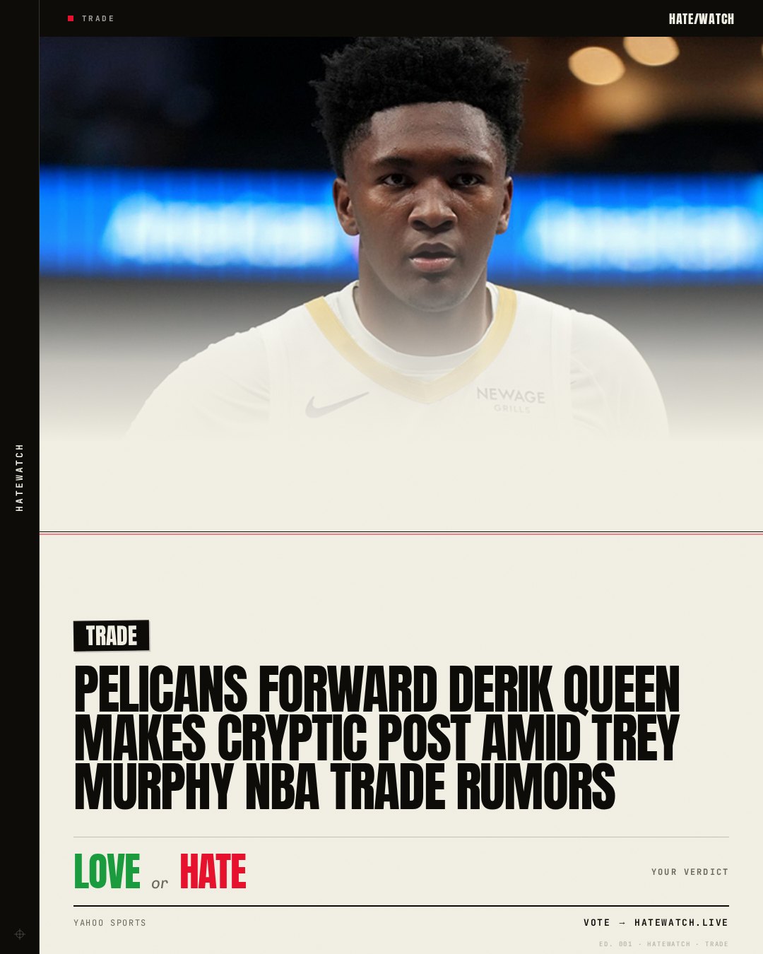 Pelicans Forward Derik Queen Makes Cryptic Post Amid Trey Murphy NBA Trade Rumors