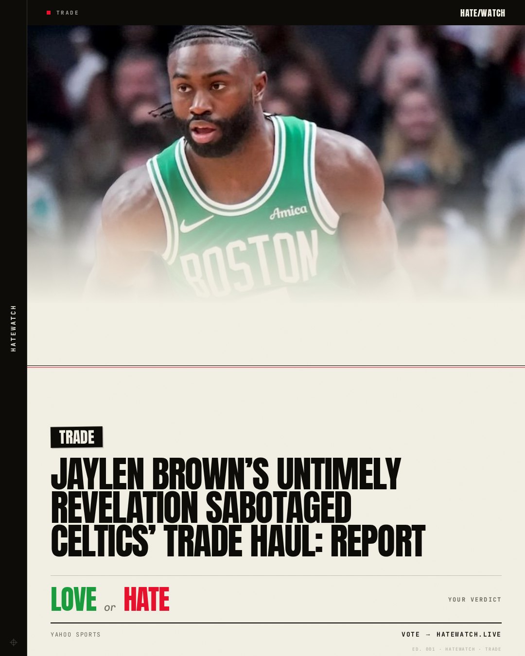 Jaylen Brown’s Untimely Revelation Sabotaged Celtics’ Trade Haul: Report