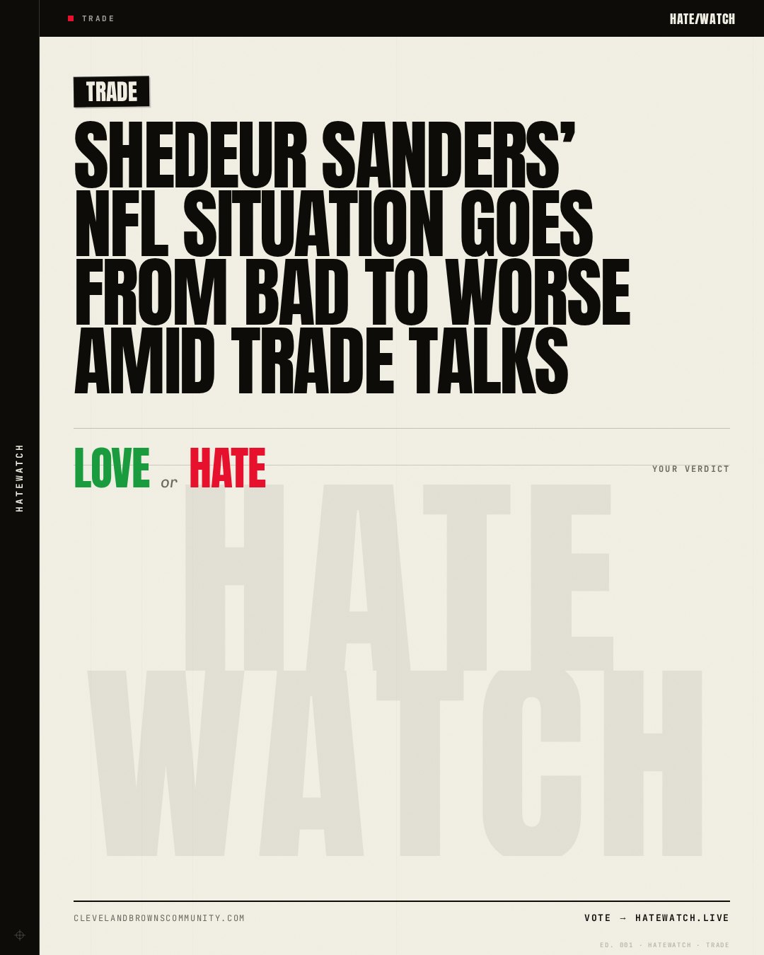Shedeur Sanders’ NFL situation goes from bad to worse amid trade talks